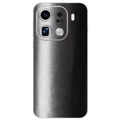 Folie skin SILKASE pentru Oppo Find X9 Pro, protectie spate telefon, gunmetal gri inchis