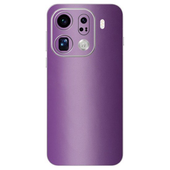 Folie skin SILKASE pentru Oppo Find X9 Pro, protectie spate telefon, mov mat Folie skin SILKASE pentru Oppo Find X9 Pro, protectie spate telefon, mov mat (Find X9 Pro, S2621) by www.silkase.ro
