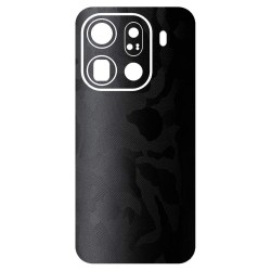 Folie skin SILKASE pentru Oppo Find X9 Pro, protectie spate telefon, negru camuflaj Folie skin SILKASE pentru Oppo Find X9 Pro, protectie spate telefon, negru camuflaj
