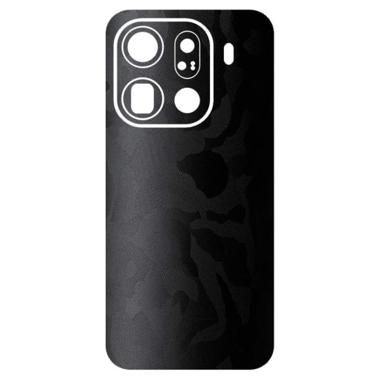 Folie skin SILKASE pentru Oppo Find X9 Pro, protectie spate telefon, negru camuflaj (Find X9 Pro, S2604) by www.silkase.ro