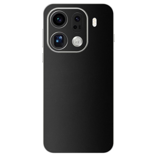 Folie skin SILKASE pentru Oppo Find X9 Pro, protectie spate telefon, negru mat Folie skin SILKASE pentru Oppo Find X9 Pro, protectie spate telefon, negru mat (Find X9 Pro, S2619) by www.silkase.ro