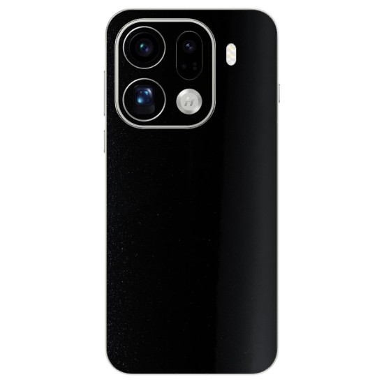 Folie skin SILKASE pentru Oppo Find X9 Pro, protectie spate telefon, negru perlat Folie skin SILKASE pentru Oppo Find X9 Pro, protectie spate telefon, negru perlat (Find X9 Pro, S2620) by www.silkase.ro