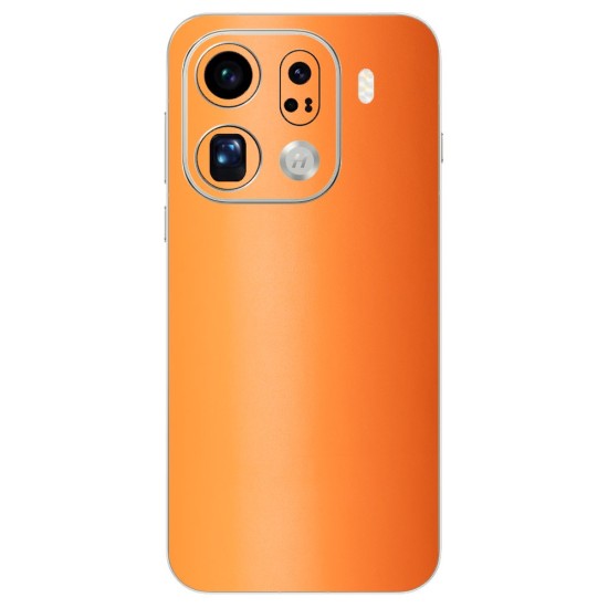 Folie skin SILKASE pentru Oppo Find X9 Pro, protectie spate telefon, portocaliu mat Folie skin SILKASE pentru Oppo Find X9 Pro, protectie spate telefon, portocaliu mat (Find X9 Pro, S2615) by www.silkase.ro