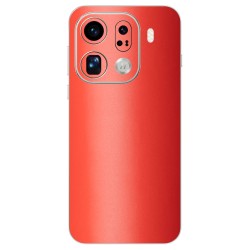 Folie skin SILKASE pentru Oppo Find X9 Pro, protectie spate telefon, rosu mat