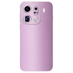 Folie skin SILKASE pentru Oppo Find X9 Pro, protectie spate telefon, roz deschis mat