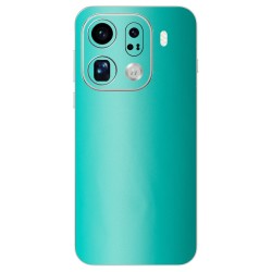 Folie skin SILKASE pentru Oppo Find X9 Pro, protectie spate telefon, turcoaz mat