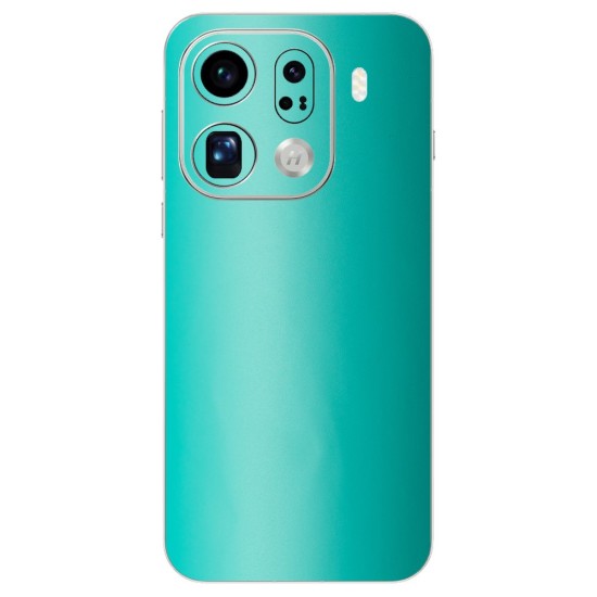 Folie skin SILKASE pentru Oppo Find X9 Pro, protectie spate telefon, turcoaz mat Folie skin SILKASE pentru Oppo Find X9 Pro, protectie spate telefon, turcoaz mat (Find X9 Pro, S2627) by www.silkase.ro