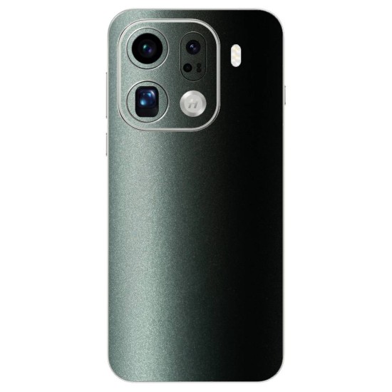 Folie skin SILKASE pentru Oppo Find X9 Pro, protectie spate telefon, verde pine inchis Folie skin SILKASE pentru Oppo Find X9 Pro, protectie spate telefon, verde pine inchis (Find X9 Pro, S2600) by www.silkase.ro