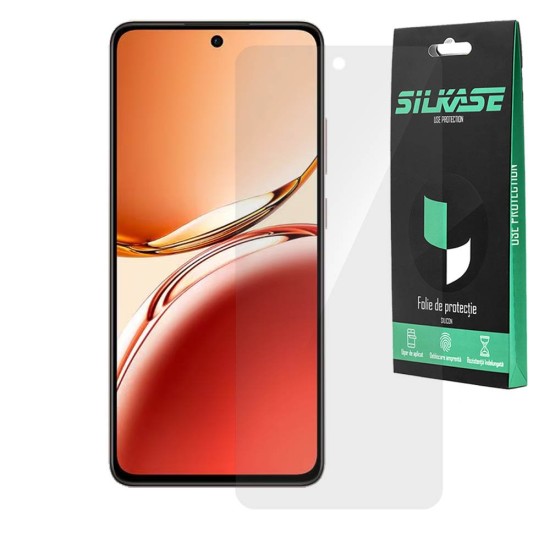 Folie SILKASE pentru Oppo Reno 12 FS, protectie ecran, silicon regenerabil (SILKASE, Folie Silicon Fata Lucioasa) by www.silkase.ro Folie SILKASE pentru Oppo Reno 12 FS, protectie ecran, silicon regenerabil (Reno12 FS, F7286) by www.silkase.ro