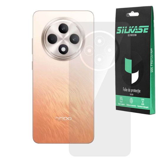 Folie spate SILKASE pentru Oppo Reno 12 FS, protectie spate, silicon regenerabil (SILKASE, Folie Silicon Spate Lucioasa) by www.silkase.ro Folie spate SILKASE pentru Oppo Reno 12 FS, protectie spate, silicon regenerabil (Reno12 FS, F7287) by www.silkase.ro
