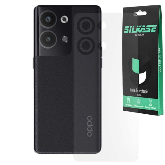 Folie spate mata SILKASE pentru Oppo Reno 9, protectie spate, silicon (SILKASE, Folie Silicon Spate Mata) by www.silkase.ro Folie spate mata SILKASE pentru Oppo Reno 9, protectie spate, silicon (Reno9, F6657) by www.silkase.ro
