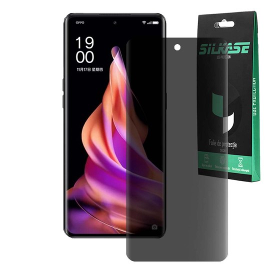 Folie privacy mata SILKASE pentru Oppo Reno 9, protectie ecran, silicon (SILKASE, Folie Silicon Privacy Mata) by www.silkase.ro Folie privacy mata SILKASE pentru Oppo Reno 9, protectie ecran, silicon (Reno9, F6660) by www.silkase.ro