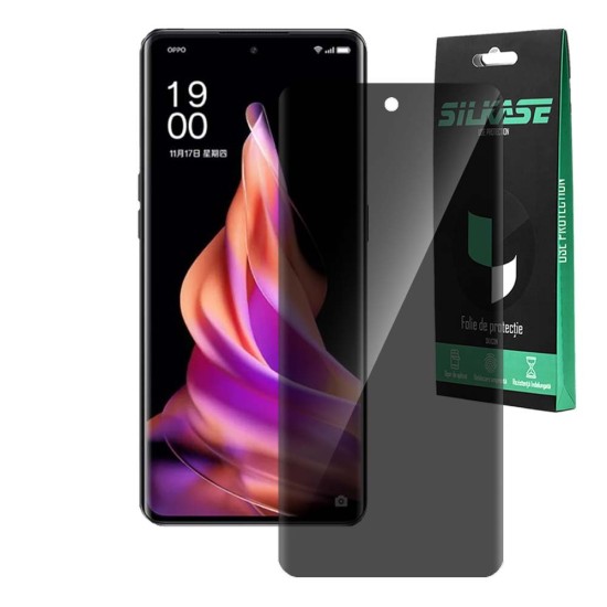 Folie privacy SILKASE pentru Oppo Reno 9, protectie ecran, silicon (SILKASE, Folie Silicon Privacy) by www.silkase.ro Folie privacy SILKASE pentru Oppo Reno 9, protectie ecran, silicon (Reno9, F6659) by www.silkase.ro