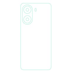 Folie spate SILKASE pentru Poco X7 Pro, protectie spate, silicon regenerabil