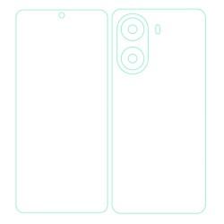 Set 2 folii SILKASE pentru Poco X7 Pro, protectie telefon, silicon regenerabil