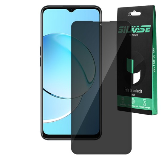 Folie privacy SILKASE pentru Realme 10 5G, protectie ecran, silicon (10 5G, F5595) by www.silkase.ro