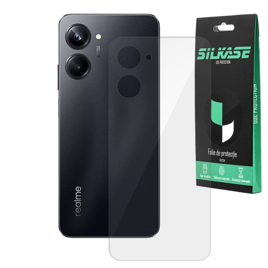 Folie spate SILKASE pentru Realme 10 Pro, protectie spate, silicon regenerabil (10 Pro, F5606) by www.silkase.ro