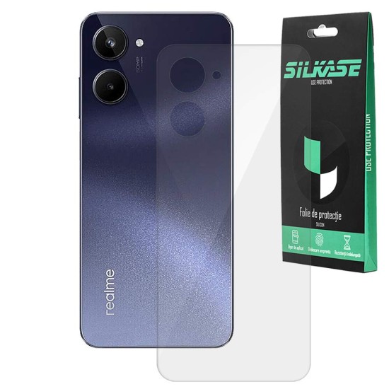 Folie spate SILKASE pentru Realme 10, protectie spate, silicon regenerabil (10 4G, F5598) by www.silkase.ro