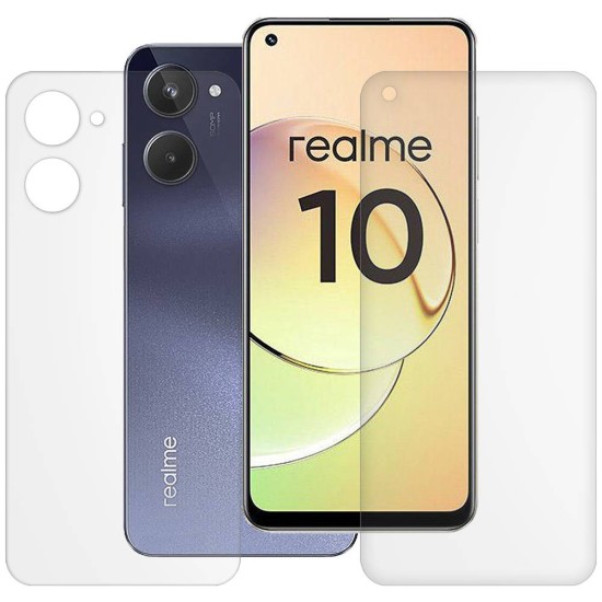 Set 2 folii mate SILKASE pentru Realme 10, protectie telefon,silicon (10 4G, F5602) by www.silkase.ro