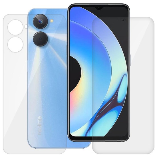 Set 2 folii SILKASE pentru Realme 10s, protectie telefon,silicon regenerabil (9i 5G, F5583) by www.silkase.ro