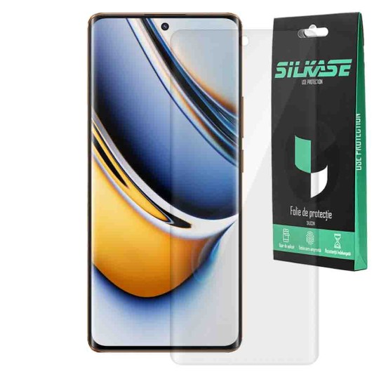 Folie SILKASE pentru Realme 11 Pro Plus, protectie ecran, silicon regenerabil (Narzo 60 Pro, F6071) by www.silkase.ro
