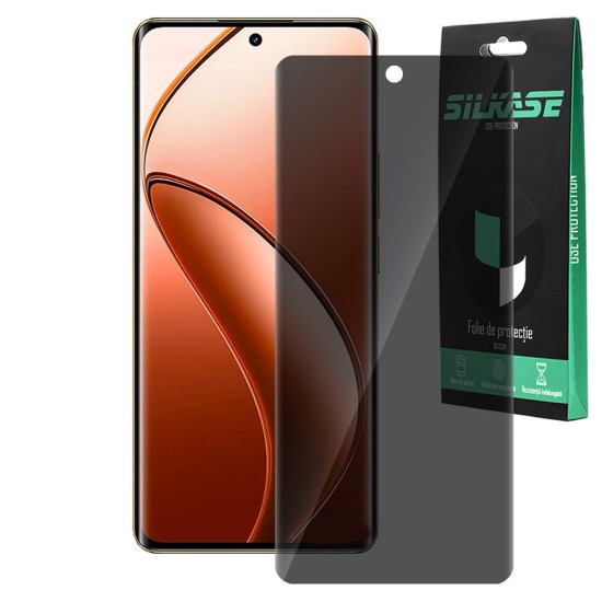 Folie privacy SILKASE pentru Realme 12 Pro Plus, protectie ecran, silicon (SILKASE, Folie Silicon Privacy) by www.silkase.ro Folie privacy SILKASE pentru Realme 12 Pro Plus, protectie ecran, silicon (12 Pro+, F6595) by www.silkase.ro
