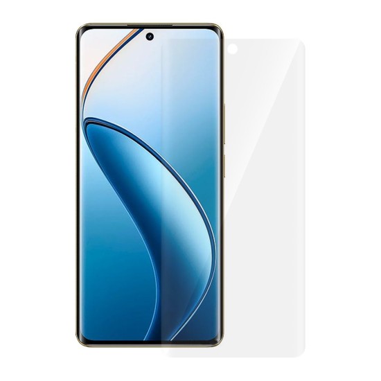 Folie SILKASE pentru Realme 12 Pro, protectie ecran, silicon regenerabil (12 Pro, F6589) by www.silkase.ro