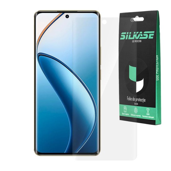 Folie SILKASE pentru Realme 12 Pro, protectie ecran, silicon regenerabil (12 Pro, F6589) by www.silkase.ro