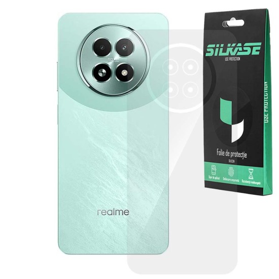 Folie spate SILKASE pentru Realme 13, protectie spate, silicon regenerabil (13 5G, F7407) by www.silkase.ro
