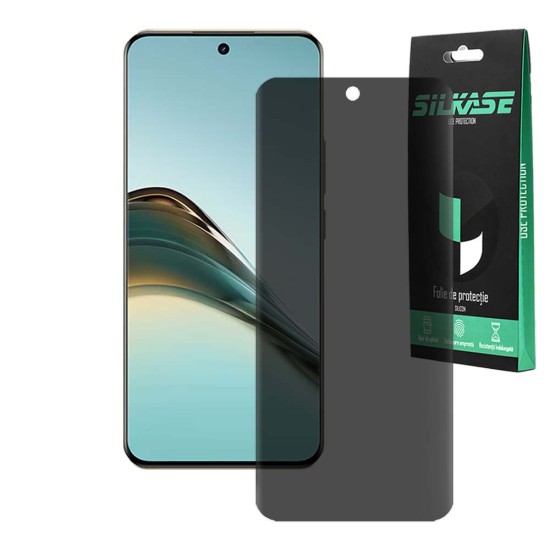 Folie privacy mata SILKASE pentru Realme 13, protectie ecran, silicon (13 5G, F7413) by www.silkase.ro