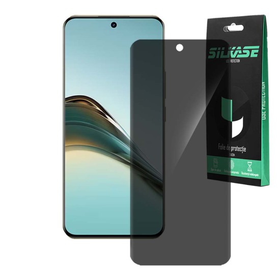 Folie privacy SILKASE pentru Realme 13, protectie ecran, silicon (13 5G, F7412) by www.silkase.ro