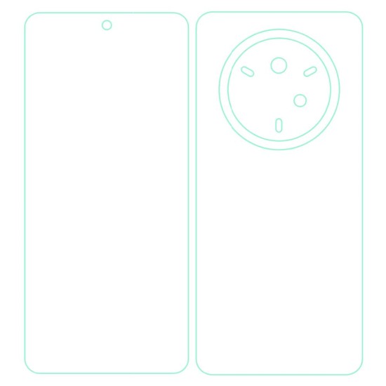 Set 2 folii mate SILKASE pentru Realme 14 Pro Plus, protectie telefon, silicon (14 Pro+, F7657) by www.silkase.ro