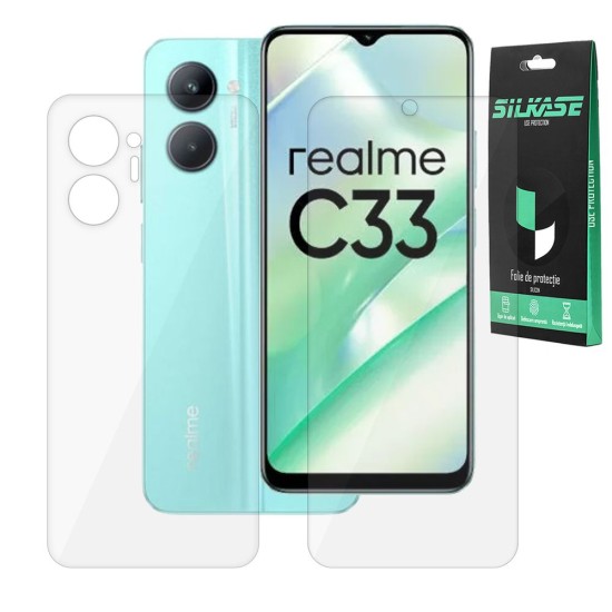 Set 2 folii SILKASE pentru Realme C33, protectie telefon, silicon regenerabil (SILKASE, Folii telefoane) by www.silkase.ro Set 2 folii SILKASE pentru Realme C33, protectie telefon, silicon regenerabil (C30s, F5926) by www.silkase.ro