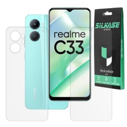 Set 2 folii mate SILKASE pentru Realme C33, protectie telefon, silicon