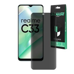 Folie privacy mata SILKASE pentru Realme C33, protectie ecran, silicon