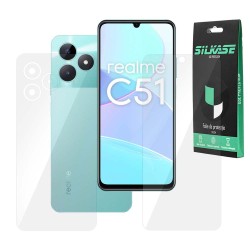 Set 2 folii SILKASE pentru Realme C51, protectie telefon, silicon regenerabil Set 2 folii SILKASE pentru Realme C51, protectie telefon, silicon regenerabil