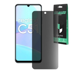 Folie privacy mata SILKASE pentru Realme C51, protectie ecran, silicon Folie privacy mata SILKASE pentru Realme C51, protectie ecran, silicon