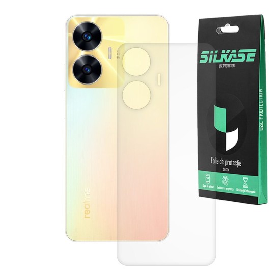 Folie spate mata SILKASE pentru Realme C55, protectie spate, silicon (SILKASE, Folii telefoane) by www.silkase.ro Folie spate mata SILKASE pentru Realme C55, protectie spate, silicon (11 Pro+, F5920) by www.silkase.ro