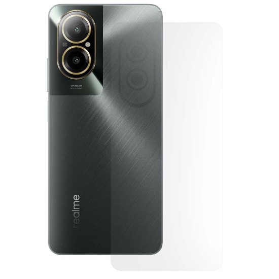 Folie spate mata SILKASE pentru Realme C67, protectie spate, silicon (Narzo 70 Pro, F6806) by www.silkase.ro