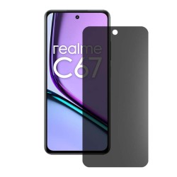 Folie privacy mata SILKASE pentru Realme C67, protectie ecran, silicon