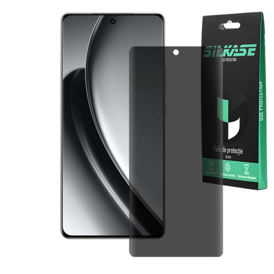Folie privacy mata SILKASE pentru Realme GT 6, protectie ecran, silicon (SILKASE, Folie Silicon Privacy Mata) by www.silkase.ro Folie privacy mata SILKASE pentru Realme GT 6, protectie ecran, silicon (GT 6, F7100) by www.silkase.ro