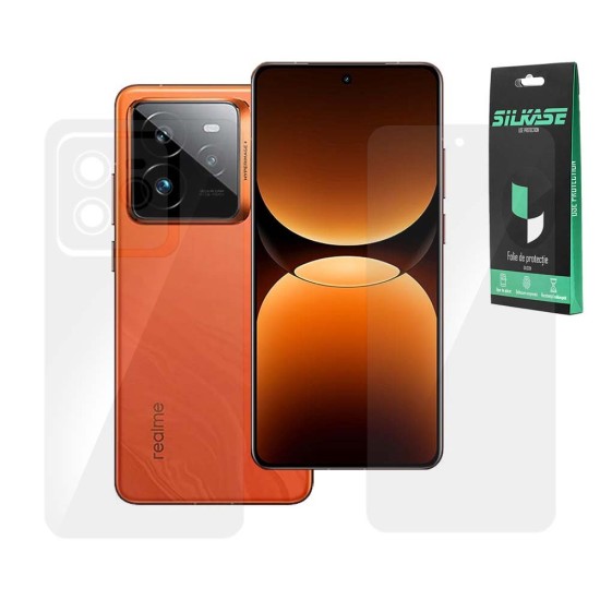 Set 2 folii SILKASE pentru Realme GT 7 Pro, protectie telefon, silicon regenerabil (SILKASE, Set Folii Lucioase) by www.silkase.ro Set 2 folii SILKASE pentru Realme GT 7 Pro, protectie telefon, silicon regenerabil (GT 7 Pro, F7384) by www.silkase.ro