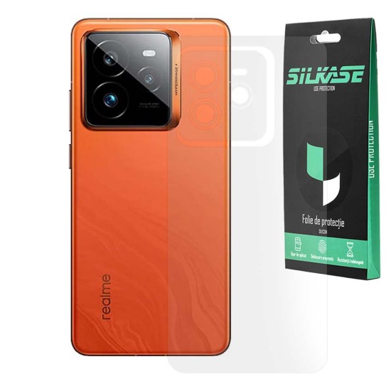 Folie spate mata SILKASE pentru Realme GT 7 Pro, protectie spate, silicon (GT 7 Pro, F7386) by www.silkase.ro