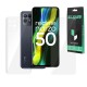 Set 2 folii SILKASE pentru Realme Narzo 50, protectie telefon, silicon regenerabil (Narzo 50, F6712) by www.silkase.ro