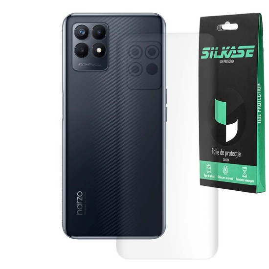 Folie spate mata SILKASE pentru Realme Narzo 50, protectie spate, silicon (SILKASE, Folie Silicon Spate Mata) by www.silkase.ro Folie spate mata SILKASE pentru Realme Narzo 50, protectie spate, silicon (Narzo 50, F6714) by www.silkase.ro