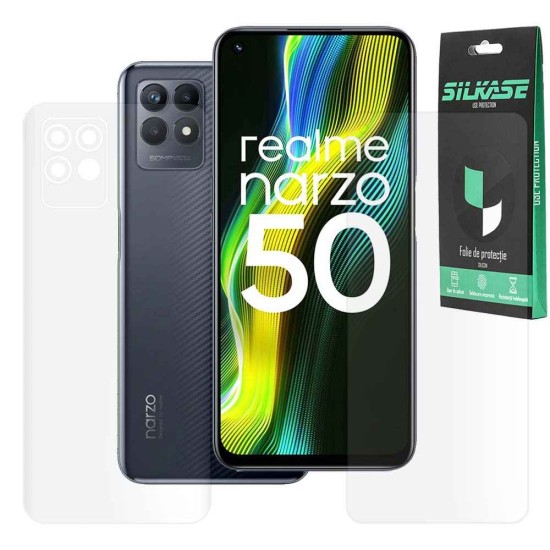 Set 2 folii mate SILKASE pentru Realme Narzo 50, protectie telefon, silicon (SILKASE, Set Folii Mate) by www.silkase.ro Set 2 folii mate SILKASE pentru Realme Narzo 50, protectie telefon, silicon (Narzo 50, F6715) by www.silkase.ro