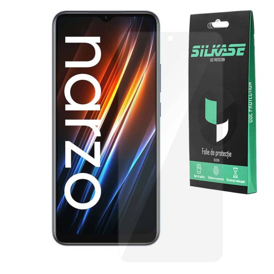 Folie SILKASE pentru Realme Narzo 50i Prime, protectie ecran, silicon regenerabil (SILKASE, Folie Silicon Fata Lucioasa) by www.silkase.ro Folie SILKASE pentru Realme Narzo 50i Prime, protectie ecran, silicon regenerabil (C30, F6702) by www.silkase.ro