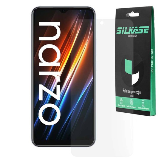 Folie mata SILKASE pentru Realme Narzo 50i Prime, protectie ecran, silicon (SILKASE, Folie Silicon Fata Mata) by www.silkase.ro Folie mata SILKASE pentru Realme Narzo 50i Prime, protectie ecran, silicon (C30, F6705) by www.silkase.ro