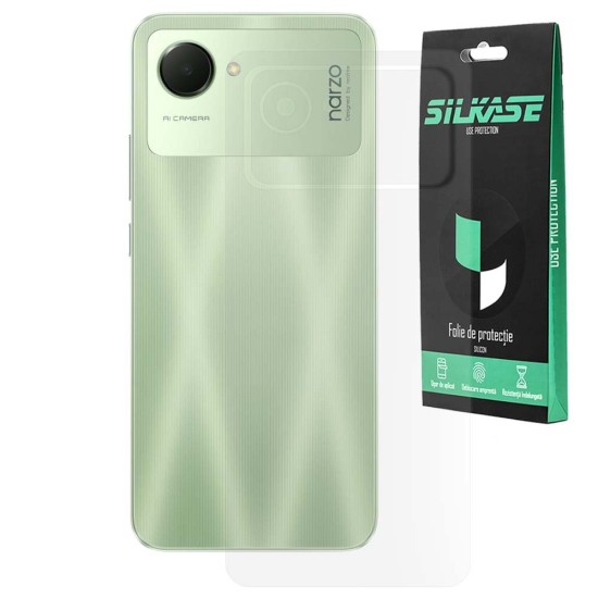 Folie spate mata SILKASE pentru Realme Narzo 50i Prime, protectie spate, silicon (SILKASE, Folie Silicon Spate Mata) by www.silkase.ro Folie spate mata SILKASE pentru Realme Narzo 50i Prime, protectie spate, silicon (C30, F6706) by www.silkase.ro