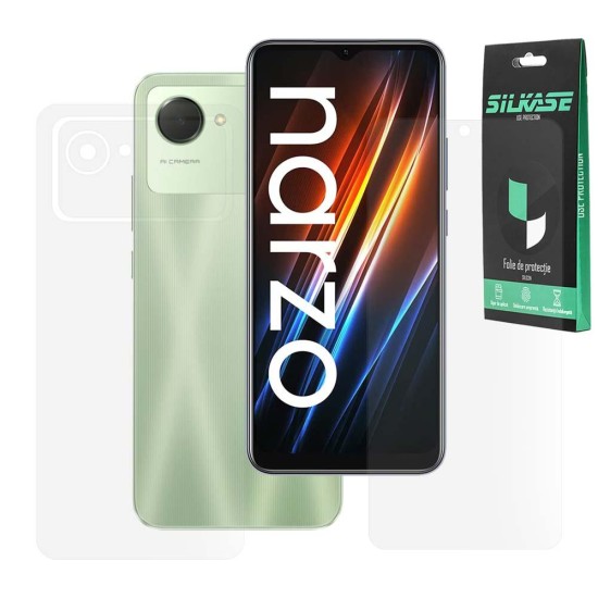 Set 2 folii mate SILKASE pentru Realme Narzo 50i Prime, protectie telefon, silicon (SILKASE, Set Folii Mate) by www.silkase.ro Set 2 folii mate SILKASE pentru Realme Narzo 50i Prime, protectie telefon, silicon (C30, F6707) by www.silkase.ro